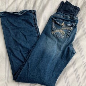 Boutique maternity bootcut jeans